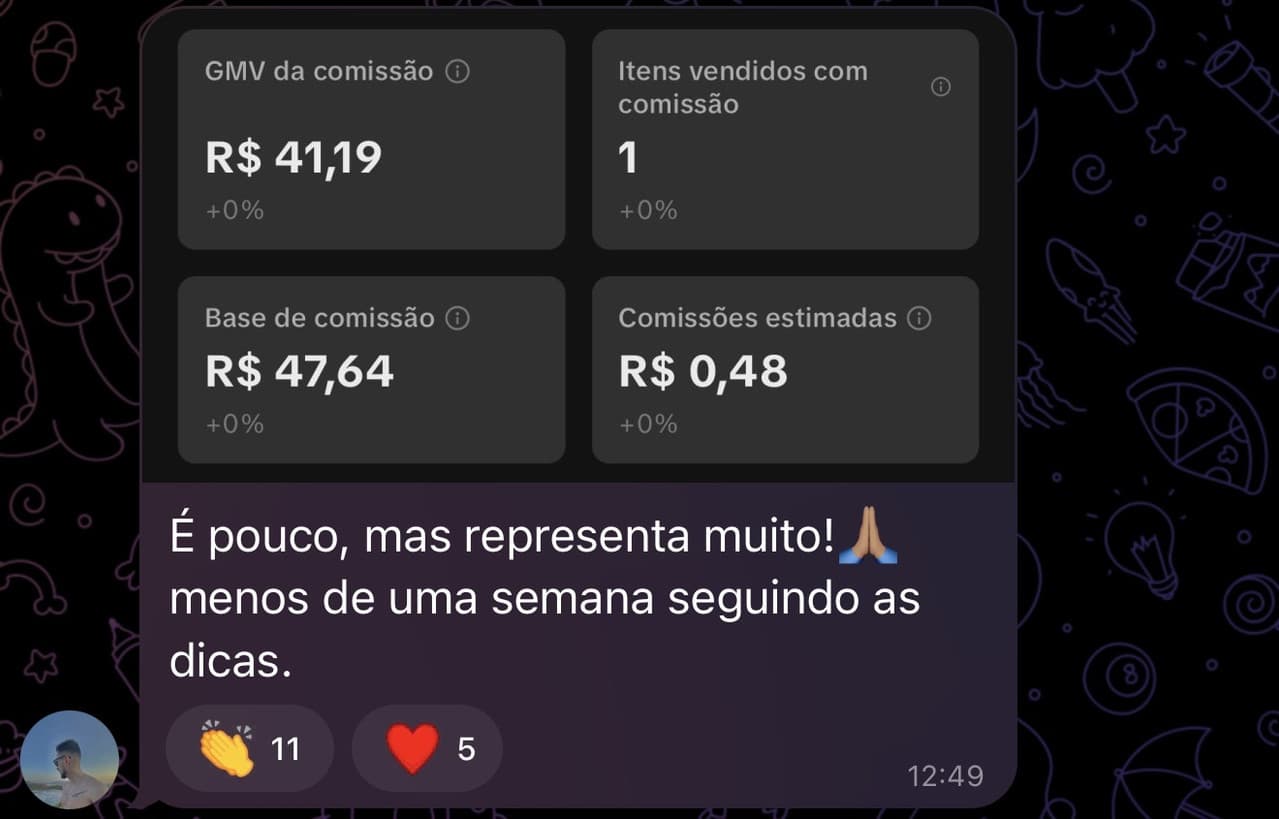 Print de resultado de aluno