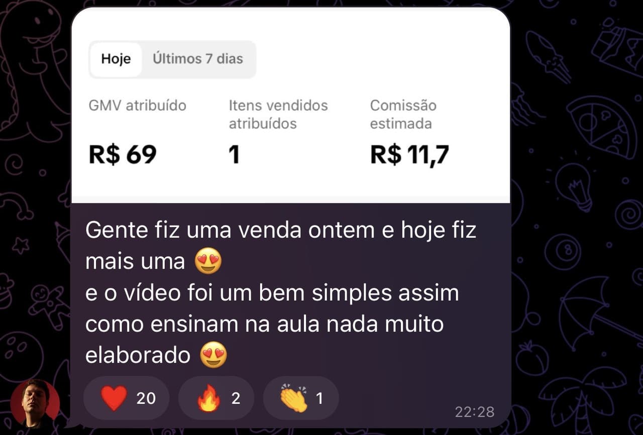 Print de resultado de aluno